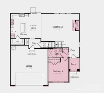 Structural options added: Gourmet kitchen, fireplace, tray ceiling at owner's suite, bedroom with bath in place of flex room, shower at bath 3.