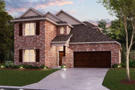 New construction Single-Family house 7513 Poplar Drive, Argyle, TX 76226 Livingston - 40' Smart Series- photo 0