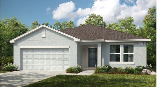 New construction Single-Family house 2623 Fernleaf Street, Auburndale, FL 33823 Magnolia- photo 0
