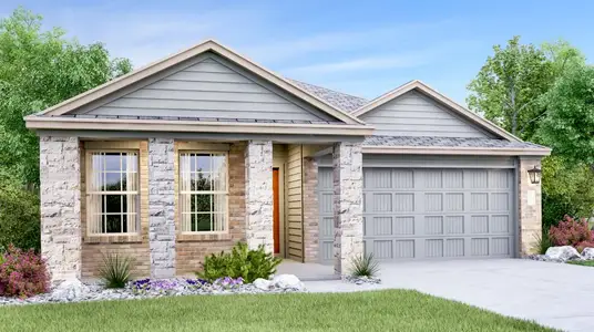 New construction Single-Family house Albany, 156 Sky Meadows Circle, San Marcos, TX 78666 - photo