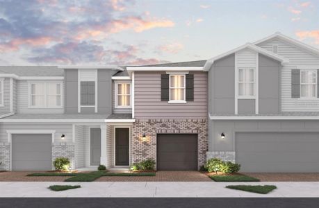 New construction Townhouse house 614 Southern Edge Way, Sanford, FL 32771 Magnolia- photo 0