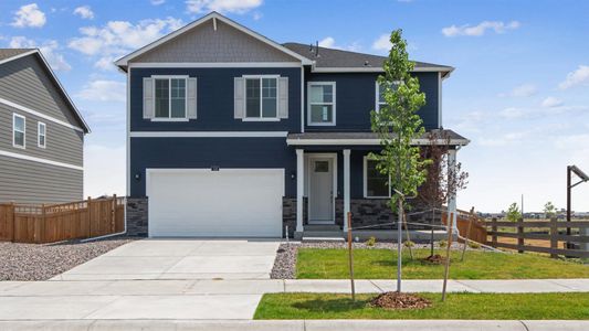 New construction Single-Family house 4686 Windmill Dr, Brighton, CO 80601 GABLE- photo 0