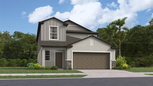 New construction Single-Family house 11656 Radiant Shore Loop, San Antonio, FL 33576 Columbia- photo 0 0