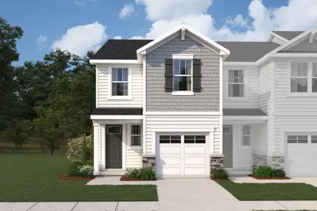 New construction Townhouse house Twin Birch Drive, Angier, NC 27501 - photo 0