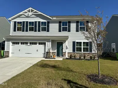 New construction Single-Family house 1404 Burgundy Bluff Lane, Zebulon, NC 27597 - photo 0