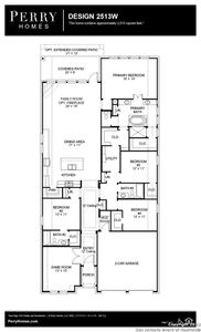 New construction Single-Family house 1720 Durham Park, Bulverde, TX 78163 Design 2513W- photo 0