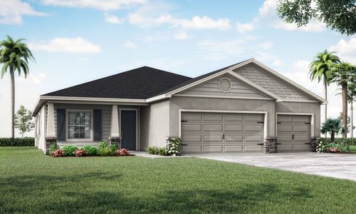 New construction Single-Family house Enclave Lake Boulevard, Auburndale, FL 33823 - photo 1 1