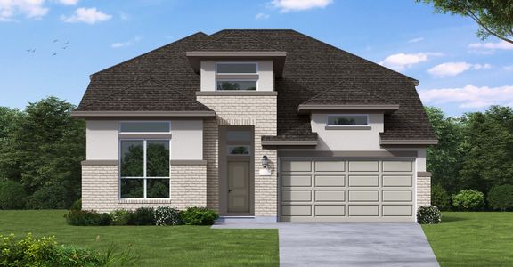 New construction Single-Family house Gallatin (2731-CM-40), 8108 Turning Leaf Circle, Meadowlakes, TX 78654 - photo