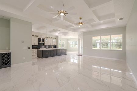 Living Room with view of the kitchen and dinette