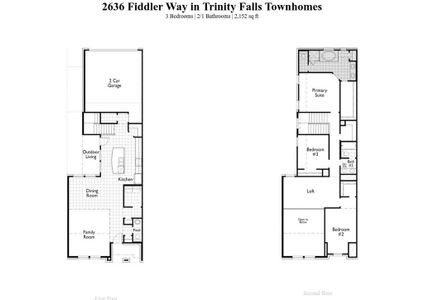 New construction Townhouse house 2636 Fiddler Way, McKinney, TX 75071 Chatham Plan- photo 24 24