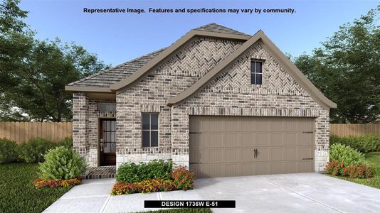 New construction Single-Family house 27115 Butterfly Mint Lane, Hockley, TX 77447 Design 1736W- photo 0 0