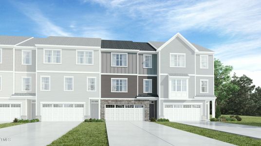 New construction Townhouse house 2205 Terrawood Drive, Durham, NC 27703 Bailey- photo 0