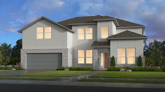 New construction Single-Family house 551 Great Lawn Bend, Liberty Hill, TX 78642 Peridot- photo 0