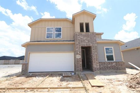 New construction Single-Family house 21711 Blue Daisy Court, Cypress, TX 77433 Lunaria- photo 1 1
