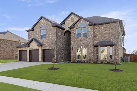 New construction Single-Family house 861 Blue Heron Drive, Forney, TX 75126 Brentwood 3F (w/Media)- photo 1 1