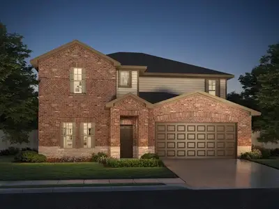 New construction Single-Family house 10605 Potawatomi Lane, Fort Worth, TX 76179 The Bexar- photo 0