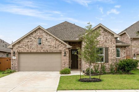 New construction Single-Family house 21214 Blue Palm Lane, Cypress, TX 77433  Santa Rosa II - photo 0