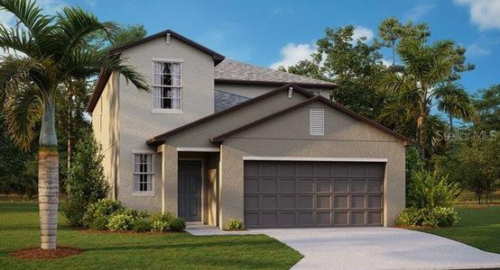 New construction Single-Family house 11632 Lavender Loop, Spring Hill, FL 34609 Columbia- photo 0