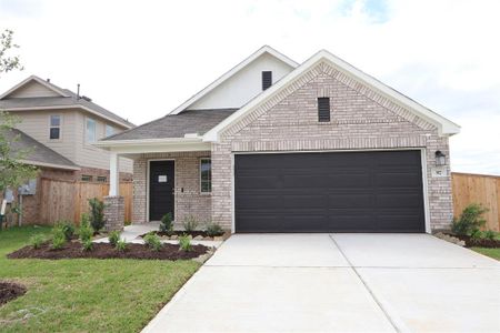 New construction Single-Family house 317 Harbor Bend Court, Willis, TX 77378 Periwinkle - Smart Series- photo