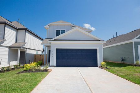 New construction Single-Family house 9230 Grace Ridge Drive, Willis, TX 77318 Queensland- photo 0