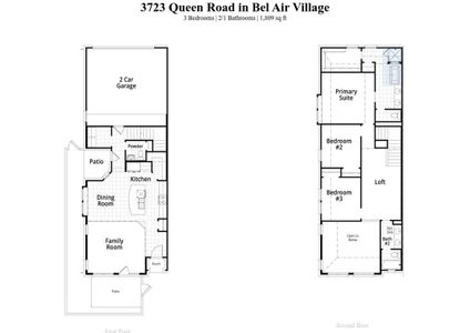 New construction Townhouse house 3723 Queen Road, Sherman, TX 75090 Casey Plan- photo