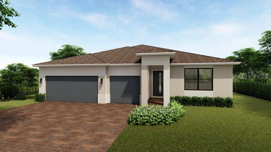 New construction Single-Family house 1480 Sw Lago Circle, Palm City, FL 34990 Fraser- photo 0 0