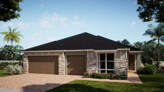 West Indies Elevation | Longleaf | Country Club Estates | New Homes in Palm Bay, FL | Landsea Homes