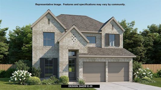New construction Single-Family house 116 Plant Lane, Liberty Hill, TX 78642 Design 2442W- photo 1 1
