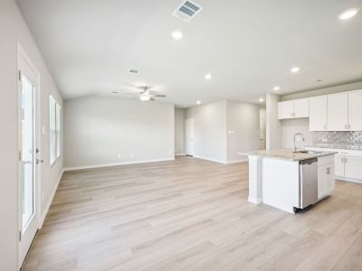 The Greenville floorplan with the Sleek interior package.