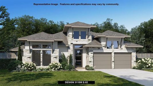 New construction Single-Family house 205 Crownbeard St, Georgetown, TX 78633 Design 3118W- photo 0 0