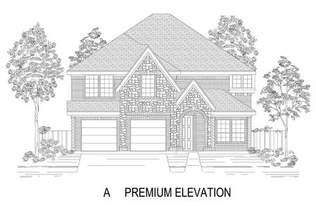 New construction Single-Family house Princeton EW F (w/Media), 3333 Edgewood Creek Boulevard, Celina, TX 75009 - photo