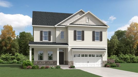 New construction Single-Family house Landrum III, 645 Cassa Clubhouse Way, Knightdale, NC 27545 - photo