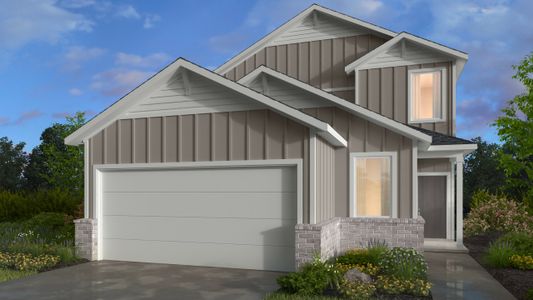 New construction Single-Family house 18002 Blue Prairie Trail, Hockley, TX 77447 Legato II- photo 0