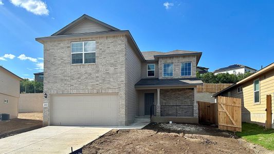 New construction Single-Family house 12023 Emerald Place, San Antonio, TX 78245 The Bowen- photo 1 1