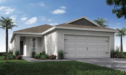 New construction Single-Family house 767 Bentley North Loop, Auburndale, FL 33823 Begonia- photo 0 0