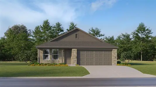 New construction Single-Family house 16719 Rolling Pasture Lane, Hockley, TX 77447 Oxford- photo 0