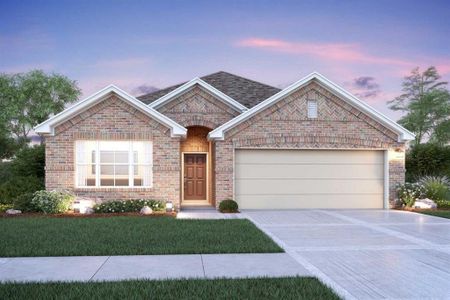 New construction Single-Family house 842 Wooded Heights Lane, Magnolia, TX 77354 Freestone- photo 0