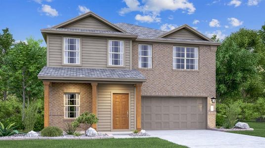 New construction Single-Family house 2209 Four Waters Loop, Georgetown, TX 78628 Ames- photo 0