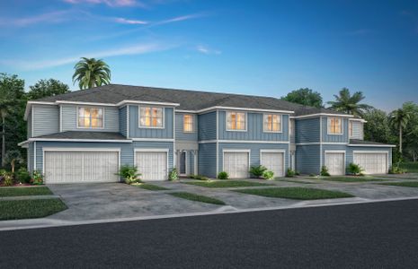 New construction Duplex house 4749 Sparkling Shell Avenue, Kissimmee, FL 34746 Marigold- photo 0