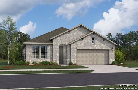 New construction Single-Family house 2019 Newforest Peak, New Braunfels, TX 78130 Teton- photo 0