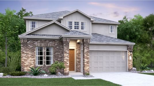New construction Single-Family house Brock, 1605 Four Waters Loop, Georgetown, TX 78628 - photo