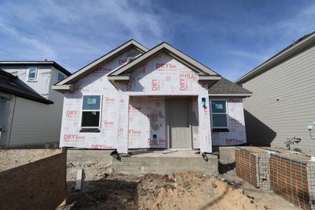 New construction Single-Family house 405 Flowers Ave, Hutto, TX 78634 Chopin- photo 1 1