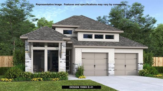 New construction Single-Family house 301 Bauer Loop, Liberty Hill, TX 78642 Design 1956H- photo 0