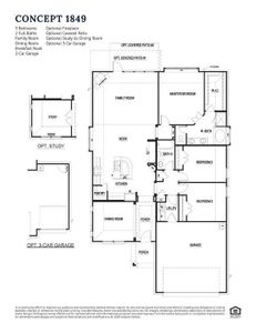 New construction Single-Family house 1340 Elk Ridge Drive, Crowley, TX 76036 Concept 1849- photo 1 1