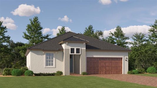 New construction Single-Family house 17064 Boxer Palm Court, Land O' Lakes, FL 34638 Morningtide II- photo 0 0