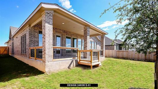 New construction Single-Family house 1733 Windward Way, Seguin, TX 78155 Design 2493W- photo 27 27