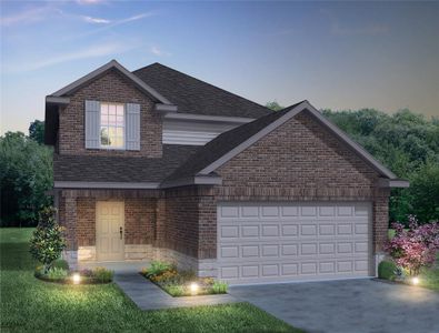 New construction Single-Family house 13418 Raintree Drive, Montgomery, TX 77356 The Evergreen- photo 0