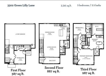 New construction Condo/Apt house 3302 Green Lilly Lane, Houston, TX 77008 - photo 9 9