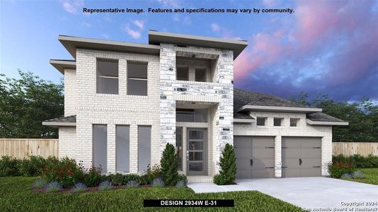 New construction Single-Family house 1148 Rusty Blackhaw Trail, San Marcos, TX 78666 Design 3199W- photo 2 2