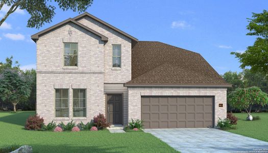 New construction Single-Family house 517 Cowboy Heights, Cibolo, TX 78108 Teak II- photo 2 2